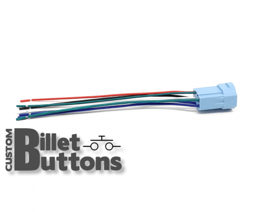 Pigtails Connector for 25mm Billet Buttons with RGB LED