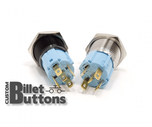 16mm Custom Billet Buttons