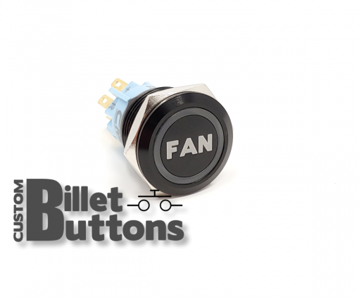 FAN 19mm Custom Billet Buttons