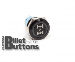 CENTER DIFF LOCK 19mm Custom Billet Buttons