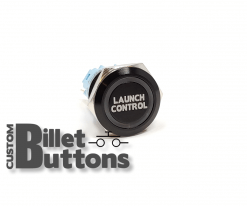 LAUNCH CONTROL 19mm Custom Billet Buttons