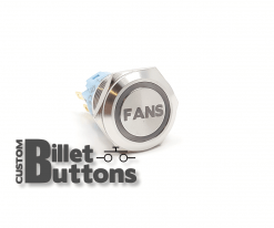 FANS 19mm Custom Billet Buttons