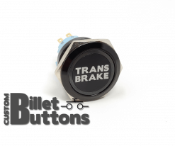 TRANS BRAKE 25mm Custom Billet Buttons