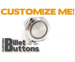 25mm Custom Billet Buttons