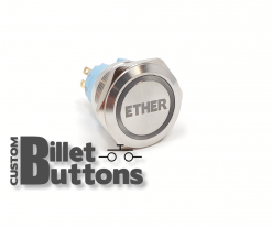 ETHER 25mm Custom Billet Buttons