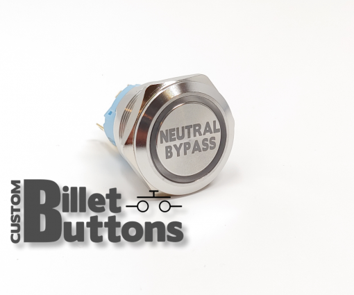 NEUTRAL BYPASS 25mm Custom Billet Buttons