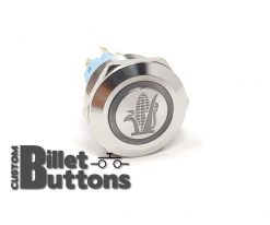 E85 CORN FUEL 22mm Laser Etched Custom Billet Buttons