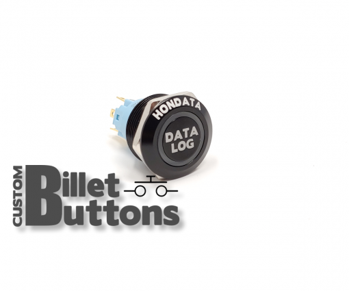 HONDATA DATALOG 22mm Laser Etched Billet Buttons