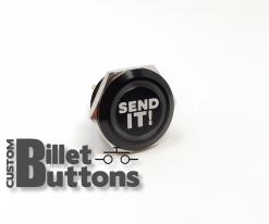 SEND IT 30mm Laser Etched Billet Buttons