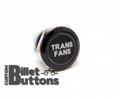 TRANS FAN 25mm Custom Billet Buttons